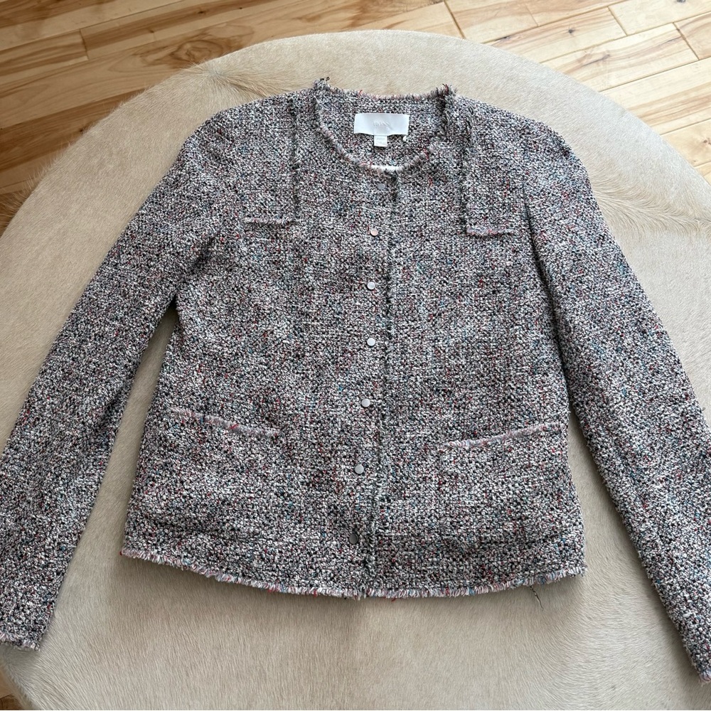 Boss Multicolor Tweed Blazer - Picture 4 of 10